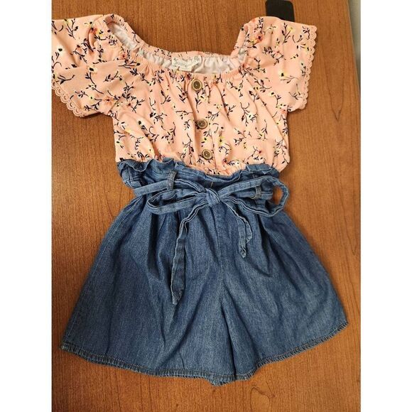 Knit Works Girl's 7 Romper Orig$48 - Picture 1 of 5